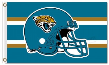 Nfl jacksonville美洲虎3'x5'聚酯旗帜头盔