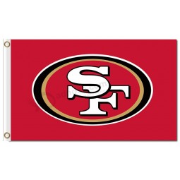 Nfl San Francisco 49ers 3'x5 'Polyester Flaggen Logo