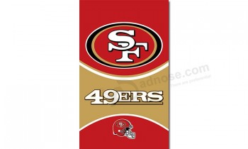 Nfl san francisco 49ers 3'x5 'bandiere verticali in poliestere