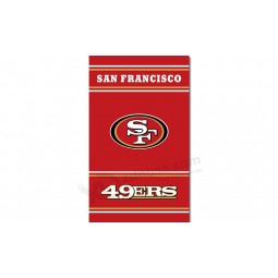 Nfl San Francisco 49ers 3'x5 'Polyester Flaggen 49ers vertikale Flaggen