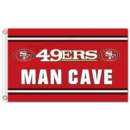 NFL San Francisco 49ers 3'x5' polyester flags man cave with your logo