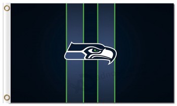 Nfl Seattle Seahawks 3'x5 'Polyester Flaggen kleine Logo