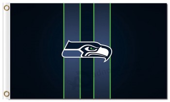 Nfl seattle seahawks 3'x5 '폴 리 에스테 르 플래그 작은 로고