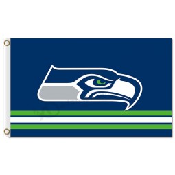 Nfl Seattle Seahawks 3'x5 'Polyester Flaggen Logo mit Streifen