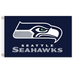Nfl Seattle Seahawks 3'x5 'Polyester Flaggen dunkelblaue Flagge