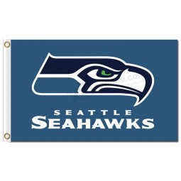 NFL Seattle Seahawks 3'x5' polyester flags with your logo