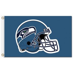 NFL Seattle Seahawks 3'x5' polyester flags helmet with your logo