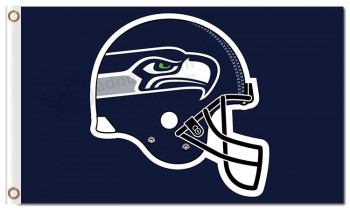 Casco da baseball in poliestere 3x5 'seattle seahawks