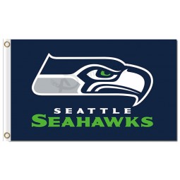 NFL Seattle Seahawks 3'x5' polyester flags with your logo