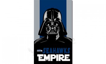 NFL Seattle Seahawks 3'x5' polyester flags seahawks empire with your logo
