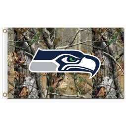 Nfl Seattle Seahawks 3'x5 'Polyester Fahnen Camouflage