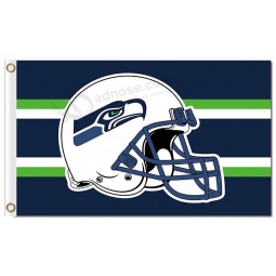 Nfl Seattle Seahawks 3'x5 'Polyester Flaggen Helm