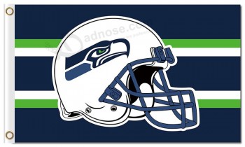 Nfl Seattle Seahawks 3'x5 'Polyester Flaggen Helm