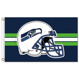 Nfl Seattle Seahawks 3'x5 'Polyester Flaggen Helm