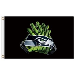 Nfl Seattle Seahawks 3'x5 'Polyester Flaggen Handschuhe