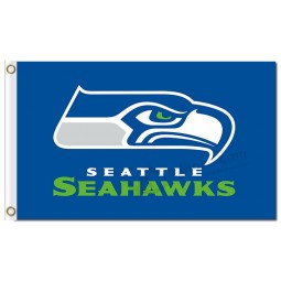 NFL Seattle Seahawks 3'x5' polyester flags with your logo