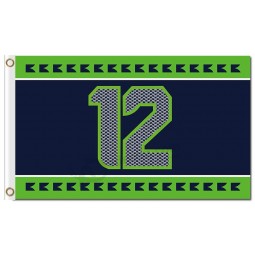 NFL Seattle Seahawks 3'x5 'Polyester Fahnen 12