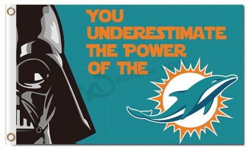 NFL Miami Dolphins 3'x5' polyester flags star wars with your logo