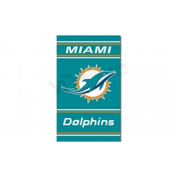 Nfl Miami Dolphins 3'x5 'Polyester Fahnen vertikal