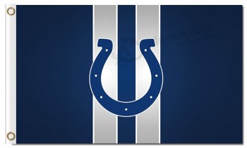 Großhandel benutzerdefinierte billige NFL Indianapolis Colts 3'x5 'Polyester Flaggen Logo