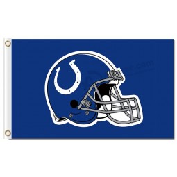Großhandel benutzerdefinierte billig nfl Indianapolis Colts 3'x5 'Polyester Fahnen Helm