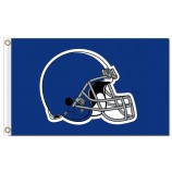 Groothandel custom goedkope nfl indianapolis colts 3'x5 'polyester vlaggen helm