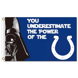 Nfl Indianapolis Colts 3'x5 'Polyester Flaggen Logo Star Wars