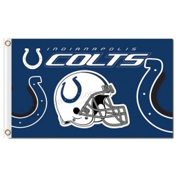 NFL Indianapolis Colts 3'x5' polyester flags logo helmet with high quality