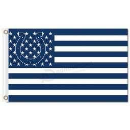 Nfl Indianapolis Colts 3'x5 'Polyester Flaggen Logo Sterne Streifen