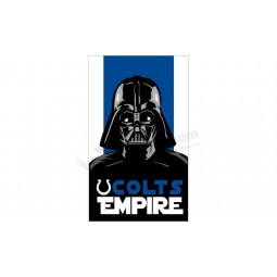 Großhandel benutzerdefinierte billige nfl Indianapolis Colts 3'x5 'Polyester Flaggen Colts Reich