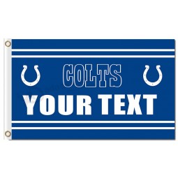 Großhandel benutzerdefinierte billige NFL Indianapolis Colts 3'x5 'Polyester Flaggen Logo Ihren Text
