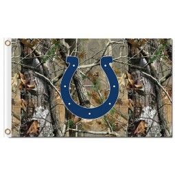 Großhandel benutzerdefinierte billig nfl Indianapolis Colts 3'x5 'Polyester Fahnen Logo Camouflage