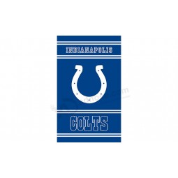 Wholesale custom cheap NFL Indianapolis Colts 3'x5' polyester flags vertical flags with your logo