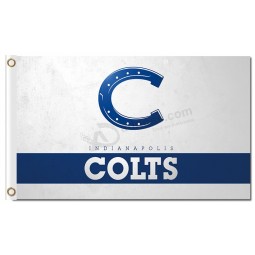 Benutzerdefinierte hoch-Ende nfl Indianapolis Colts 3'x5 'Polyesterflaggen