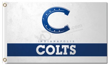 Custom high-end NFL Indianapolis Colts 3'x5' polyester flags with your logo