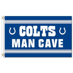 Benutzerdefinierte hoch-Ende nfl Indianapolis Colts 3'x5 'Polyester Fahnen Mann Höhle