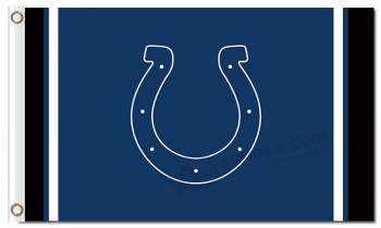 Benutzerdefinierte hoch-Ende nfl Indianapolis Colts 3'x5 'Polyester Flaggen Logo
