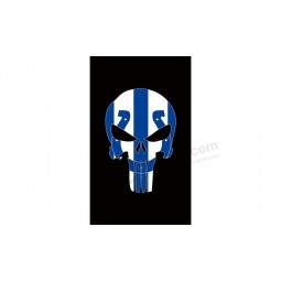 Benutzerdefinierte hoch-Ende nfl Indianapolis Colts 3'x5 'Polyester Fahnen Schädel