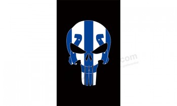 Personalizado alto-End nfl indianapolis colts 3'x5 'banderas de poliéster cráneo