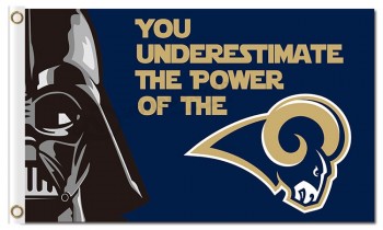 Custom cheap NFL Los Angeles Rams 3'x5' polyester flags star wars with your logo