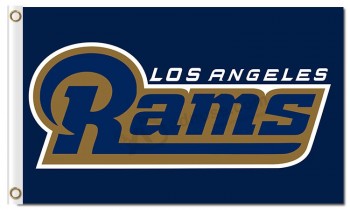 Custom cheap NFL Los Angeles Rams 3'x5' polyester flags team name for sale with your logo