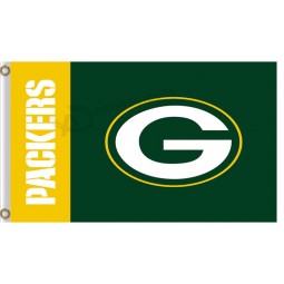 Benutzerdefinierte Größe für NFL Green Bay Packer 3'x5 'Polyester Fahnen