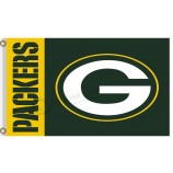 Comercio al por mayor personalizado nfl green bay Empacadores 3'x5 'banderas de poliéster