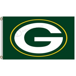 定制高-结束nfl green bay 包装工 3'x5'聚酯标志标志
