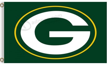 Custom high-end NFL Green Bay Packers 3'x5' polyester flags logo