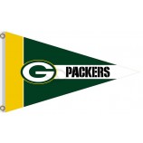 Benutzerdefinierte hoch-Ende nfl grüne Bucht Verpacker 3'x5 'Polyester Fahnen Wimpel