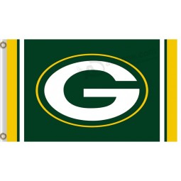 定制高-结束nfl green bay 包装工 3'x5'聚酯旗帜资本g