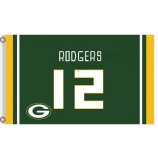 Großhandel benutzerdefinierte nfl grüne Bucht Packer 3'x5 'Polyester Flags Packer 12