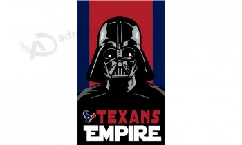 Al por mayor personalizado nfl houstan textans 3'x7 'banderas de poliéster texans imperio