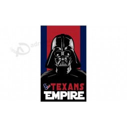 Großhandelsgewohnheit nfl Houstan Textans 3'x7 Polyester kennzeichnet Texas-Reich